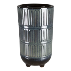 Bloempot Denise Hoog - D13 X H24cm - Sky Blue