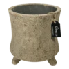 Bloempot Freemont - D30 X H32cm - Cream -Woondecoratie Winkel bloempot freemont d30 x h32cm cream bloempot 1 3