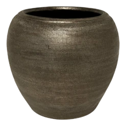 Bloempot Phoenix - D29 X H27cm - Zilver