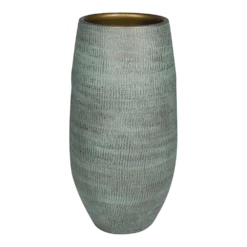 Bloempot Ryan Hoog - D19 X H50cm - Shiny Blue