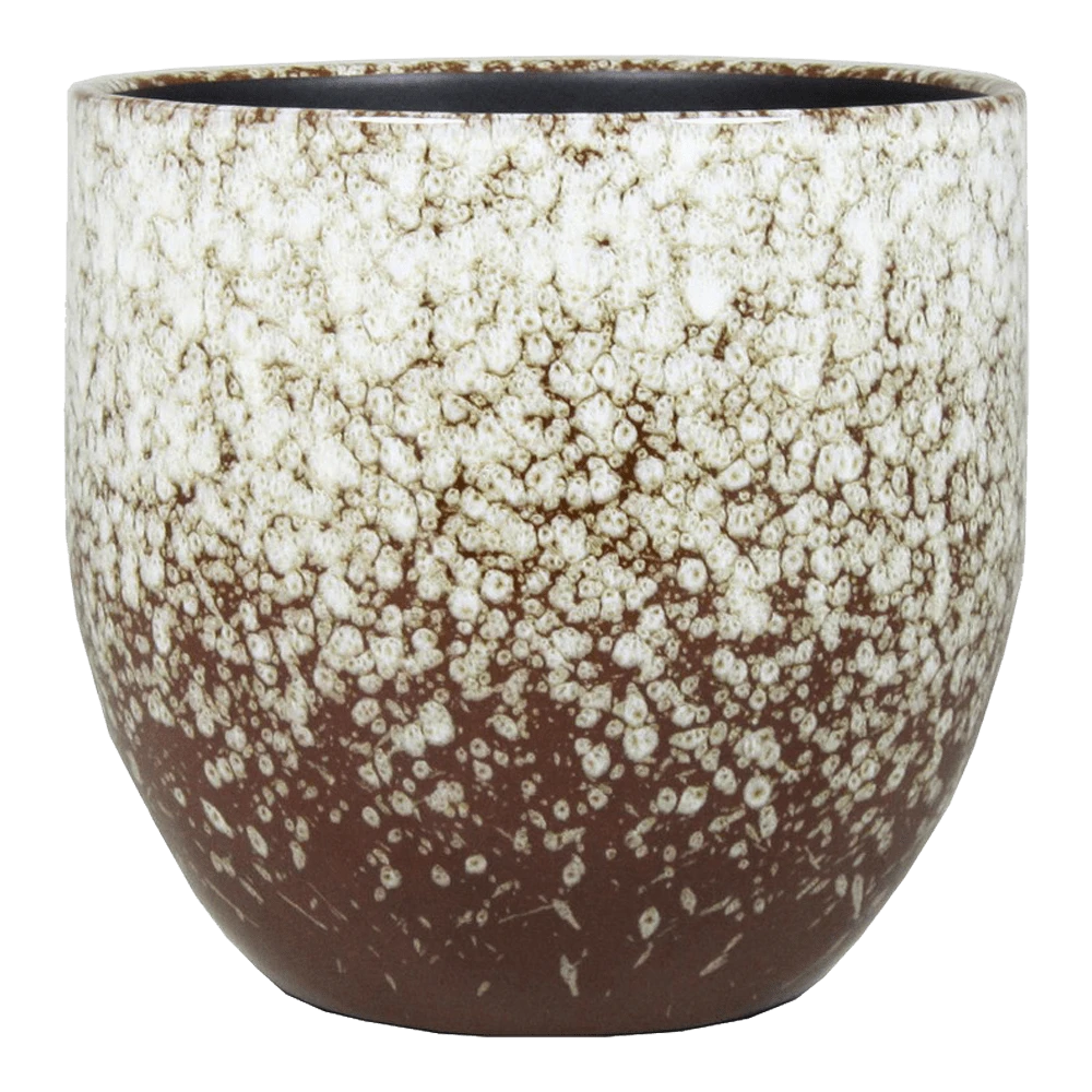 Bloempot Sepp - D28 X H28cm - Wit 3 Bloempot Sepp - D28 X H28cm - Wit