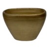 Bloempot Shanon Ovaal - L28 X B16 X H21cm - Mat Goud -Woondecoratie Winkel bloempot shanon ovaal l28 x b16 x h21cm mat goud bloempot 1 2