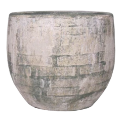 Bloempot Steef - D49 X H45cm - Creme Groen