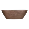Bloempot Mira Ovaal - L69 X B17 X H25cm - Koper -Woondecoratie Winkel boot mira 69x17x25cm industrieel goud plantenschaal koper 1 1