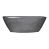 Bloempot Mira Ovaal - L69 X B17 X H25cm - Antraciet -Woondecoratie Winkel boot mira 69x17x25cm plantenschaal antraciet 1