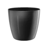Bloempot Elho Brussels Diamond Rond 25cm - Metallic Zwart -Woondecoratie Winkel brussels diamond rond 25cm bloempot metallic zwart 1 9