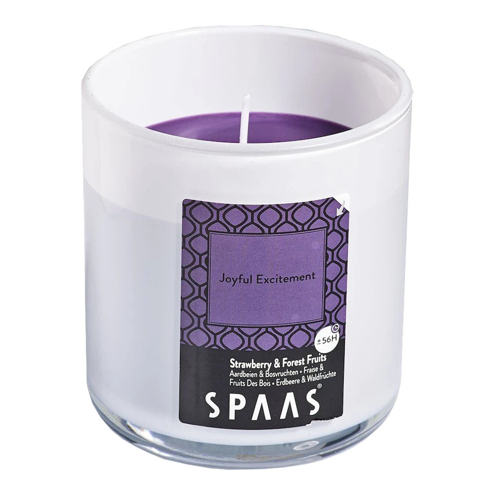 Geurkaars In Glas Met Deksel 56u - Joyful Excitement - Geurkaars - SPAAS