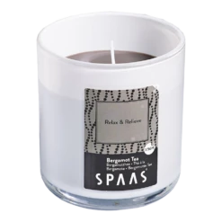 Geurkaars In Glas Met Deksel 56u - Relax & Relieve - Geurkaars - SPAAS