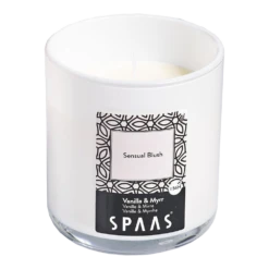 Geurkaars In Glas Met Deksel 56u - Sensual Blush - Geurkaars - SPAAS