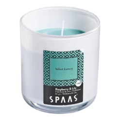 Geurkaars In Glas Met Deksel 56u - Velvet Luxury - Geurkaars - SPAAS