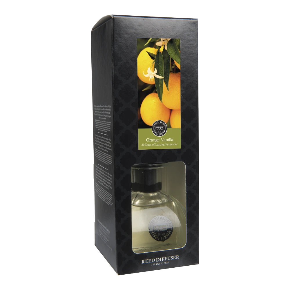 Geurstokjes Orange Vanilla 120ml - Bridgewater 3 Geurstokjes Orange Vanilla 120ml - Bridgewater