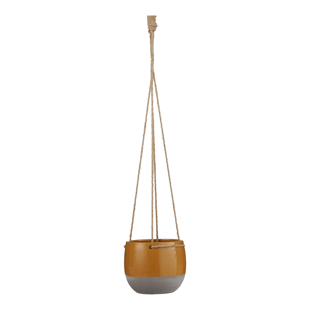 Hangpot Resa - D16,5 X H13,5cm - Oker 3 Hangpot Resa - D16,5 X H13,5cm - Oker