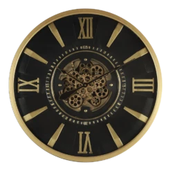 Klok Devon Goud U00f8 80 Cm - Wandklok