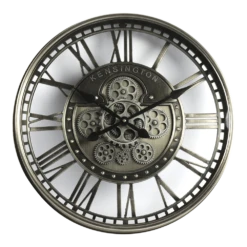 Klok Levi Silver U00f8 53,5 Cm - Wandklok