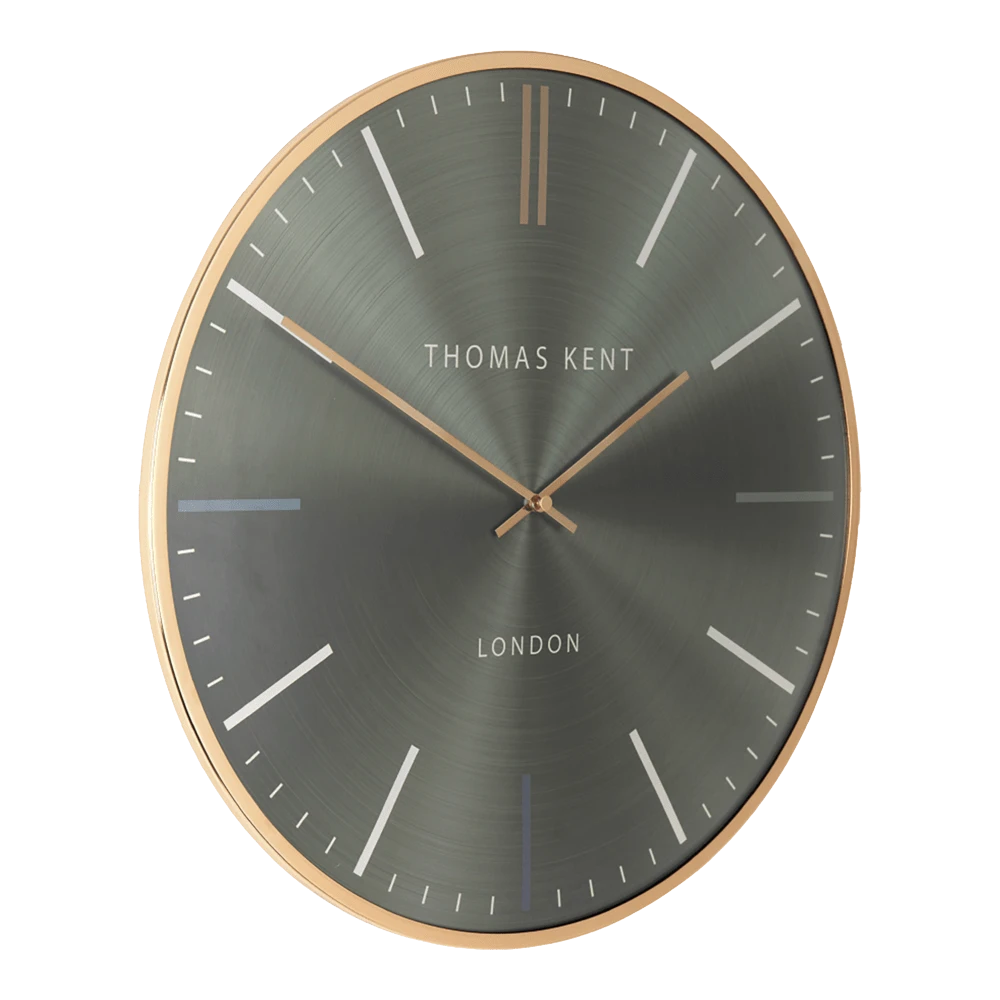 Klok Oyster Advocado Groen/goud U00f8 65 Cm - Wandklok