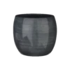 Bloempot Lester - D24 X H22cm - Donkerblauw -Woondecoratie Winkel lester pot rond d blauw h22xd24cm bloempot 1 4