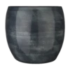 Bloempot Lester - D38 X H35cm - Donkerblauw -Woondecoratie Winkel lester pot rond d blauw h35xd38cm bloempot 1 4