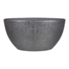 Bloempot Mira Ovaal - L49 X B20 X H25cm - Antraciet -Woondecoratie Winkel ovaal mira 49x20x25cm industrieel zwart bloempot antraciet 1