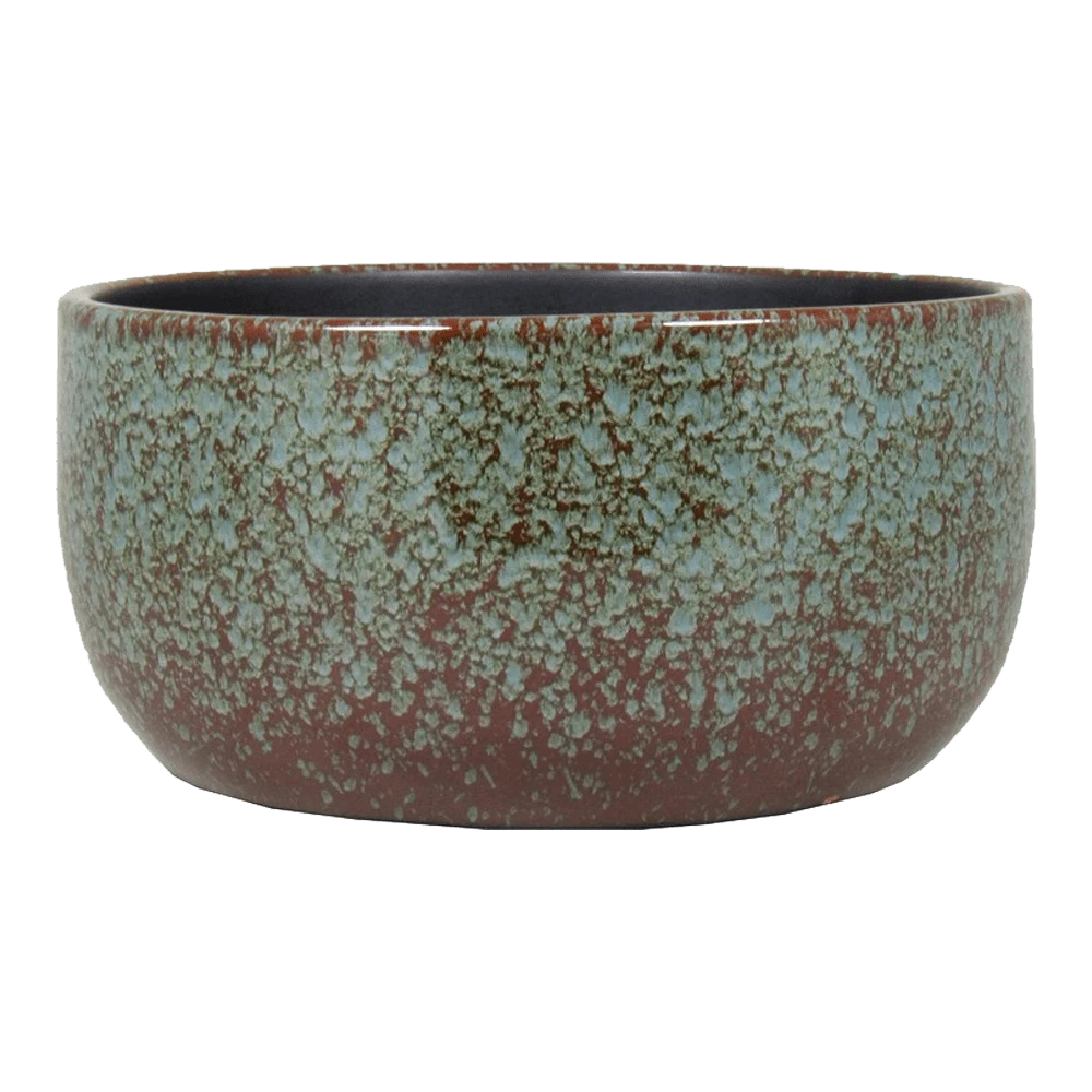 Plantenschaal Sepp - D35 X H17cm - Blauw 3 Plantenschaal Sepp - D35 X H17cm - Blauw