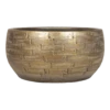 Plantenschaal Steef - D27 X H14cm - Industrieel Goud -Woondecoratie Winkel plantenschaal steef d27 x h14cm industrieel goud plantenschaal 1 1