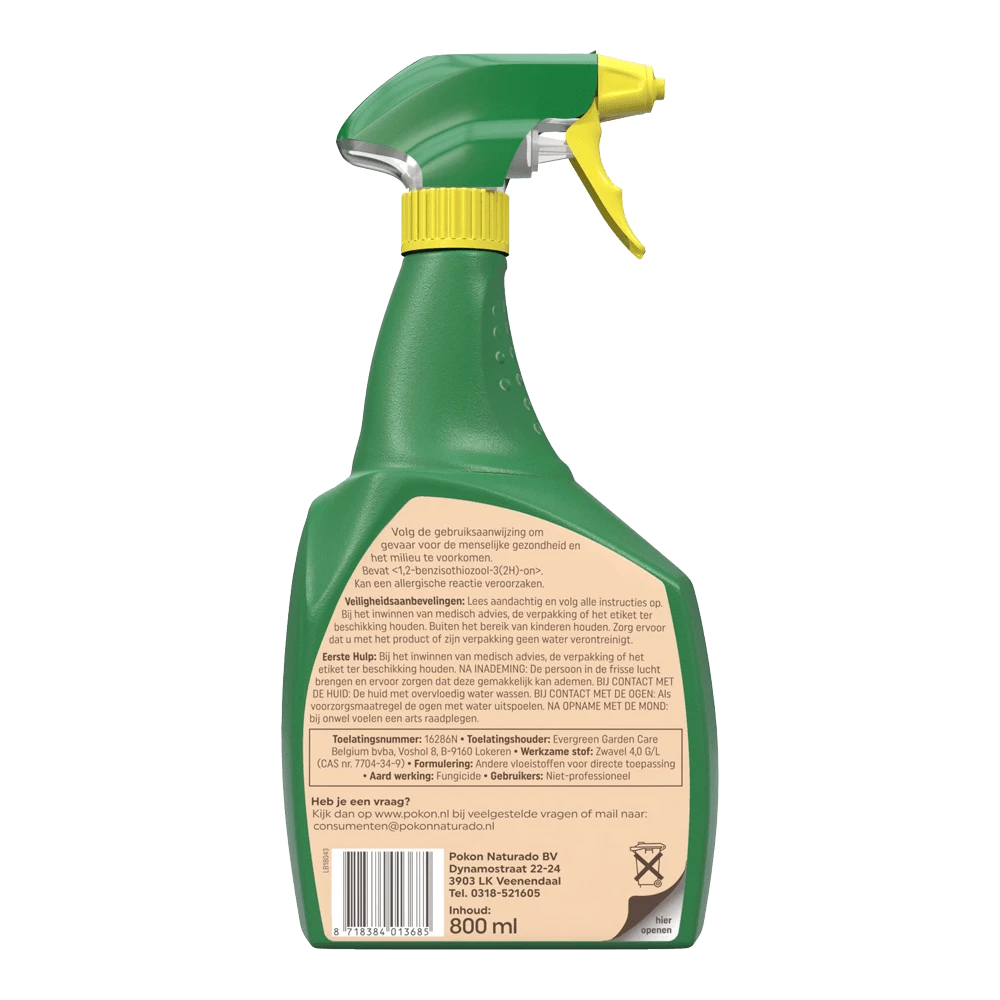 Pokon Bio Tegen Schimmels Spray 800ml - Schimmels 4 Pokon Bio Tegen Schimmels Spray 800ml - Schimmels - Afbeelding 2