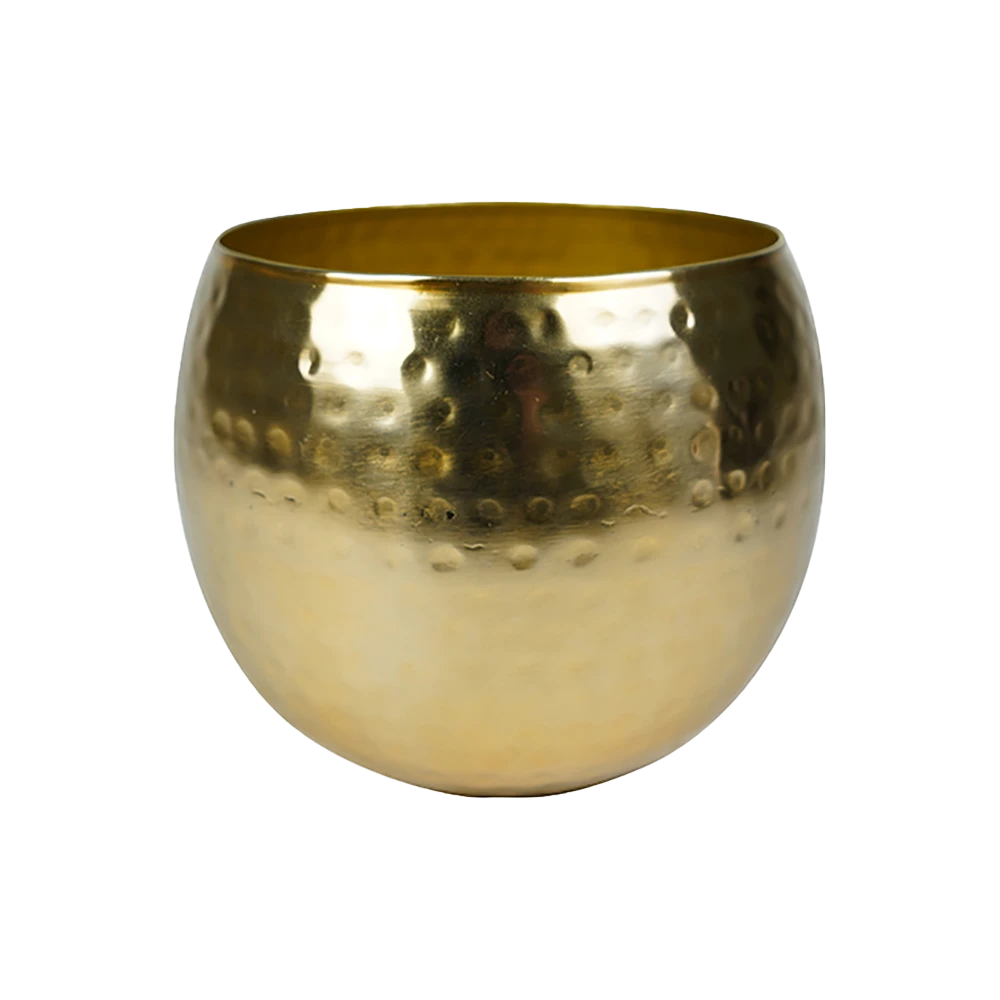 Bloempot Kody - D30 X H25cm - Goud 3 Bloempot Kody - D30 X H25cm - Goud