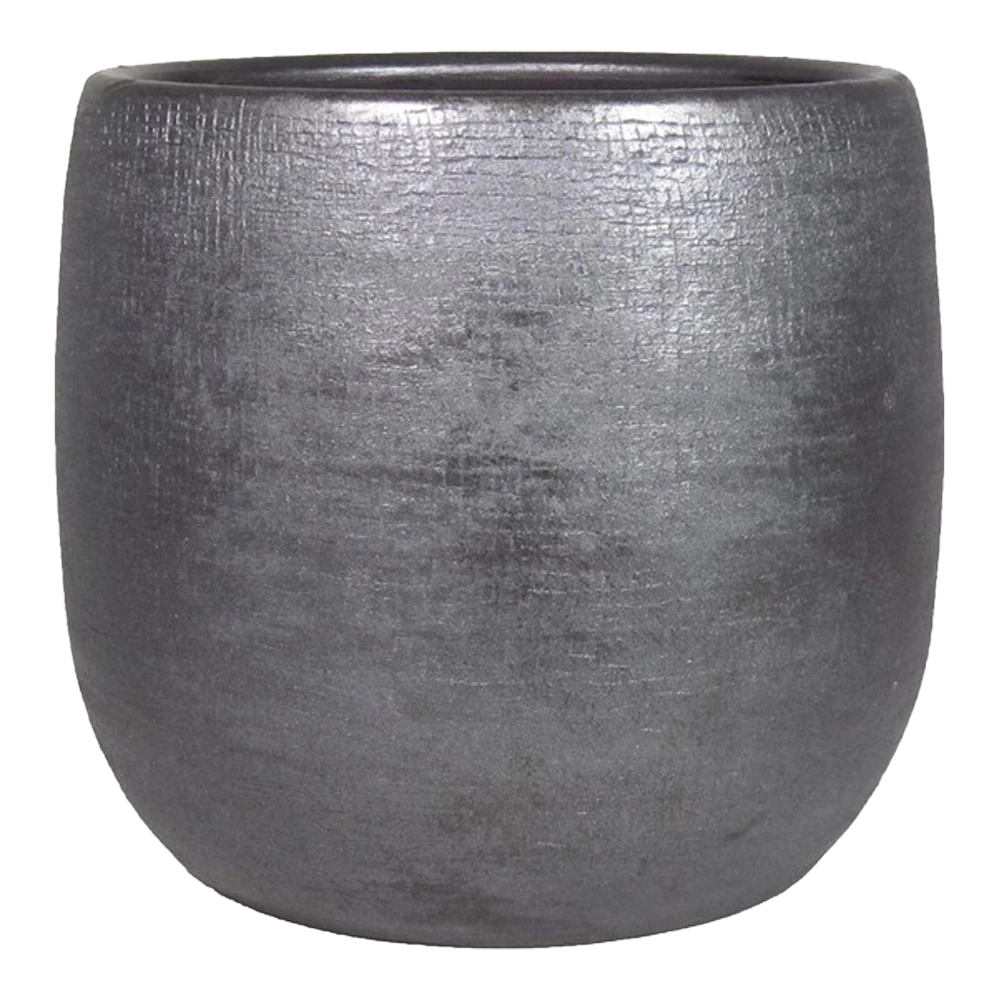 Bloempot Mira - D49 X H45cm - Antraciet 3 Bloempot Mira - D49 X H45cm - Antraciet