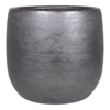Bloempot Mira - D59 X H54cm - Antraciet -Woondecoratie Winkel pot mira d59 h54cm industrieel zwart bloempot antraciet 1