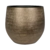 Bloempot Ryan - D36 X H32cm - Shiny Gold -Woondecoratie Winkel pot ryan shiny gold d36 h32 bloempot 1