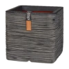 Capi Plantenbak Vierkant Nature Rib NL - L30 X B30 X H30cm - Antraciet -Woondecoratie Winkel pot vierkant rib nl 30x30x30 antraciet plantenbak 1 5