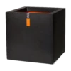 Capi Plantenbak Vierkant Urban Smooth NL - L50 X B50 X H50cm - Zwart 1 Capi Plantenbak Vierkant Urban Smooth NL - L50 X B50 X H50cm - Zwart -Woondecoratie Winkel pot vierkant smooth nl 50x50x50 zwart plantenbak 1 4