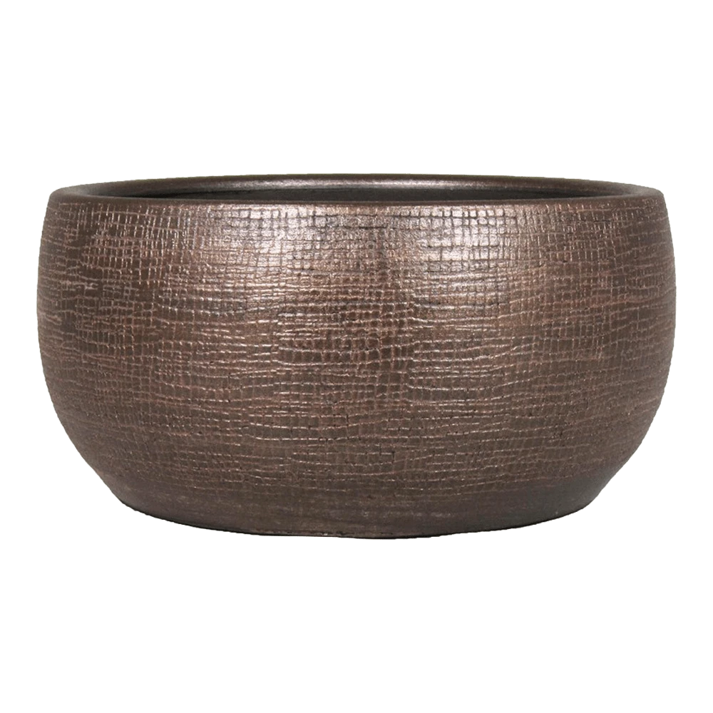 Plantenschaal Mira - D29 X H14cm - Koper 3 Plantenschaal Mira - D29 X H14cm - Koper