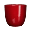 Bloempot Tusca - D31 X H28.5cm - Donkerrood -Woondecoratie Winkel tusca pot rond d rood h28 5xd31cm bloempot 1 4