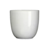 Bloempot Tusca - D25 X H23cm - Wit -Woondecoratie Winkel tusca pot rond wit h23xd25cm bloempot 1 4