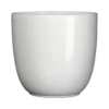 Bloempot Tusca - D35 X H31.5cm - Wit -Woondecoratie Winkel tusca pot rond wit h31 5xd35cm bloempot 1 4