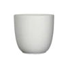 Bloempot Tusca - D31 X H28.5cm - Mat Wit -Woondecoratie Winkel tusca pot rond wit mat h28 5xd31cm bloempot 1 4