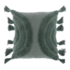 Unique Living Sierkussen Brody - 45x45cm - Laurel Green -Woondecoratie Winkel unique living sierkussen brody 45x45cm laurel green polyester 1 1