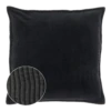 Unique Living Sierkussen Janna - 45x45cm - Black -Woondecoratie Winkel unique living sierkussen janna 45x45cm black polyester 1 1