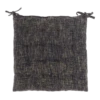 Unique Living Sierkussen Nessa - 40x40cm - Black -Woondecoratie Winkel unique living sierkussen nessa 40x40cm black polyester 1 1