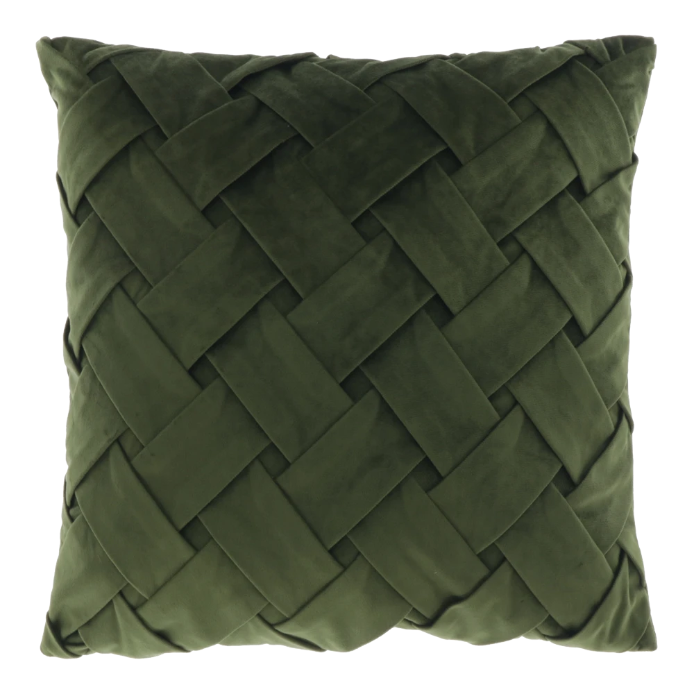 Unique Living Sierkussen Viktor - 45x45cm - Deep Green 3 Unique Living Sierkussen Viktor - 45x45cm - Deep Green
