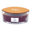 Woodwick Black Cherry Ellipse Candle - Geurkaars -Woondecoratie Winkel woodwick black cherry ellipse candle geurskaars 1 5