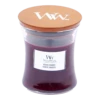 Woodwick Black Cherry Mini Candle - Geurkaars -Woondecoratie Winkel woodwick black cherry mini candle geurskaars 1 5