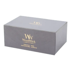 Woodwick Deluxe Gift Set Ellipse Candle Fireside - Geurkaars -Woondecoratie Winkel woodwick deluxe gift set ellipse candle fireside geurkaars 3