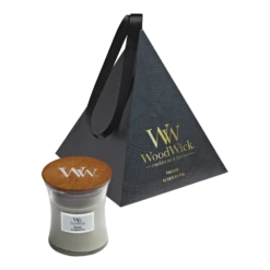 Woodwick Deluxe Gift Set Mini Jar Fireside - Geurkaars