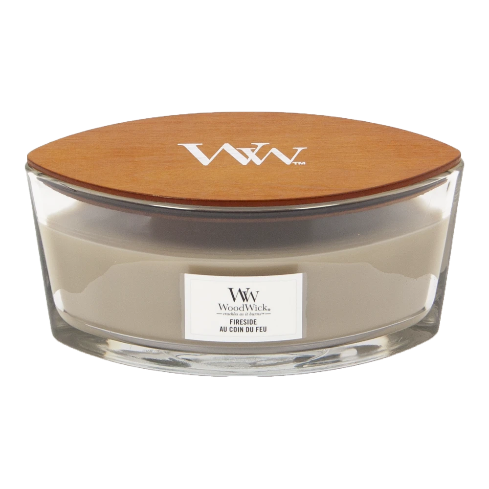 Woodwick Fireside Ellipse Candle - Geurkaars 3 Woodwick Fireside Ellipse Candle - Geurkaars