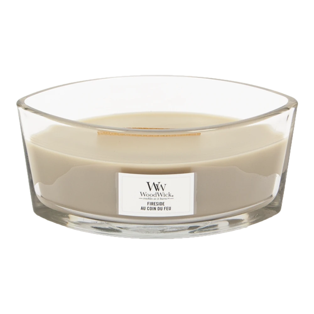 Woodwick Fireside Ellipse Candle - Geurkaars 4 Woodwick Fireside Ellipse Candle - Geurkaars - Afbeelding 2