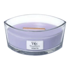 Woodwick Lavender Spa Ellipse Candle - Geurkaars