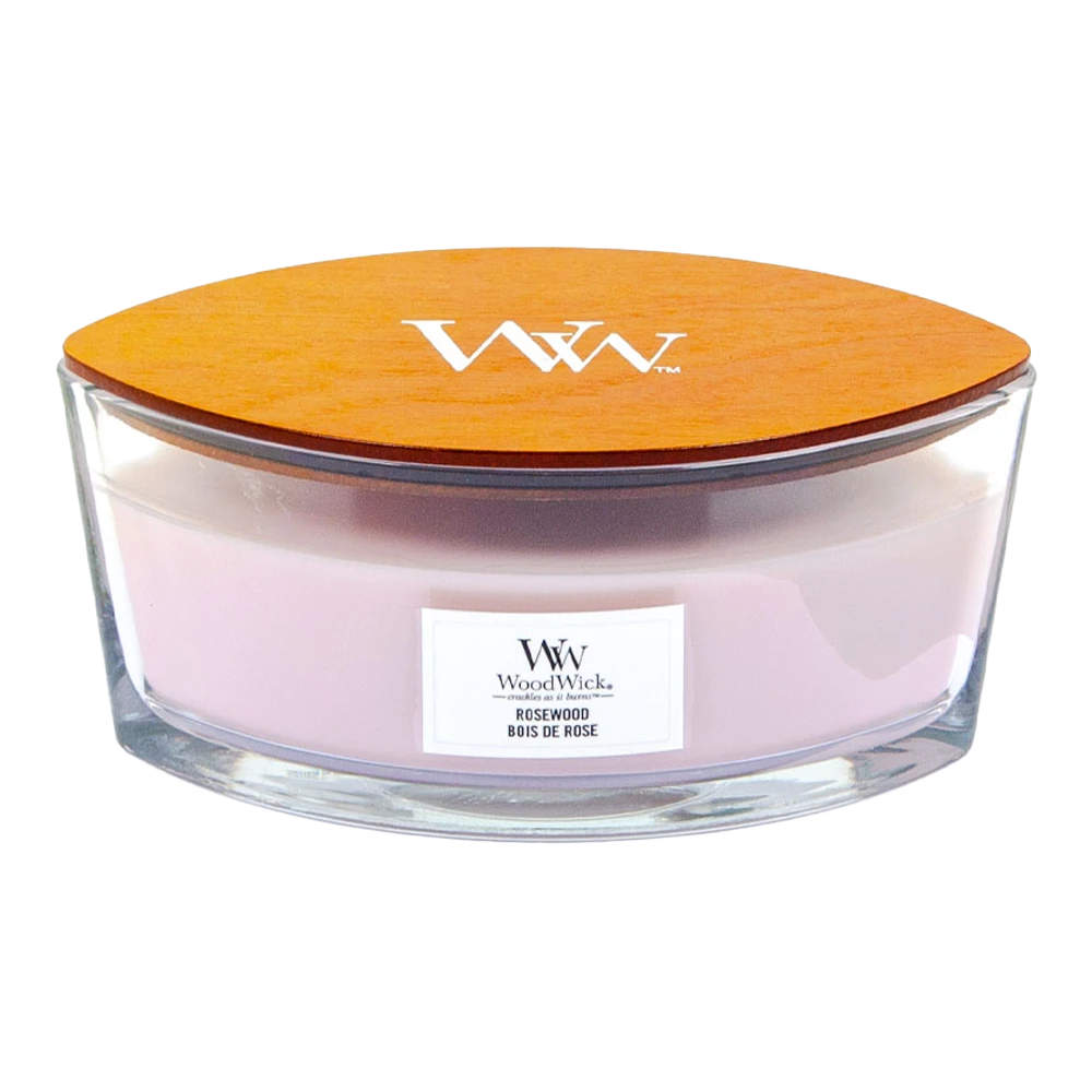 Woodwick Rosewood Ellipse Candle - Geurkaars 3 Woodwick Rosewood Ellipse Candle - Geurkaars