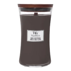 Woodwick Sand & Driftwood Large Candle - Geurkaars