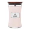 Woodwick Sheer Tuberose Large Candle - Geurkaars -Woondecoratie Winkel woodwick sheer tuberose large candle geurkaars 1